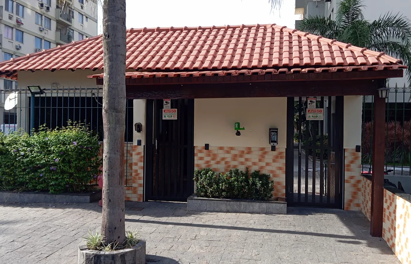Portaria do condomínio